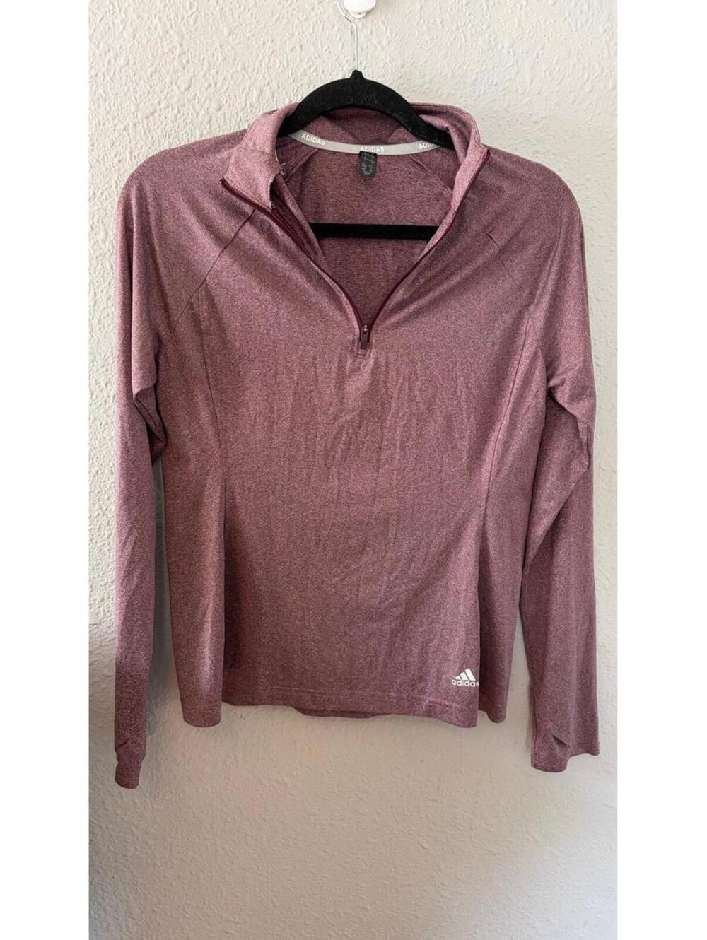 Adidas Golf 1/4 zip red size women's S
